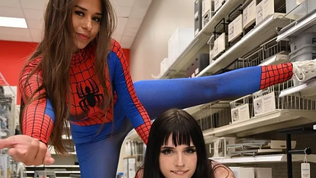 Sophie Rain with Kawaiisofey new spiderman video Onlyfans leaked so hot
